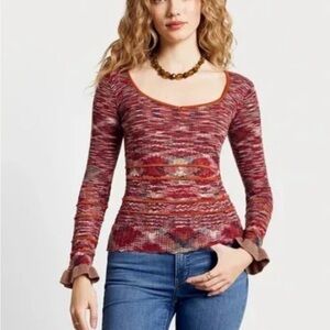 Sam Edelman VNeck Knit Top